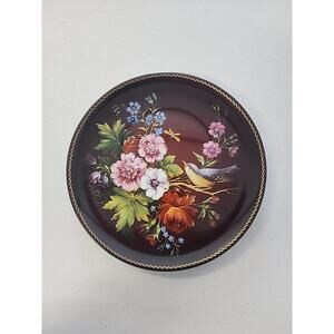 Bradex Russian Collector's Plate Rhapsody Fantasy Birds and Flowers with Box